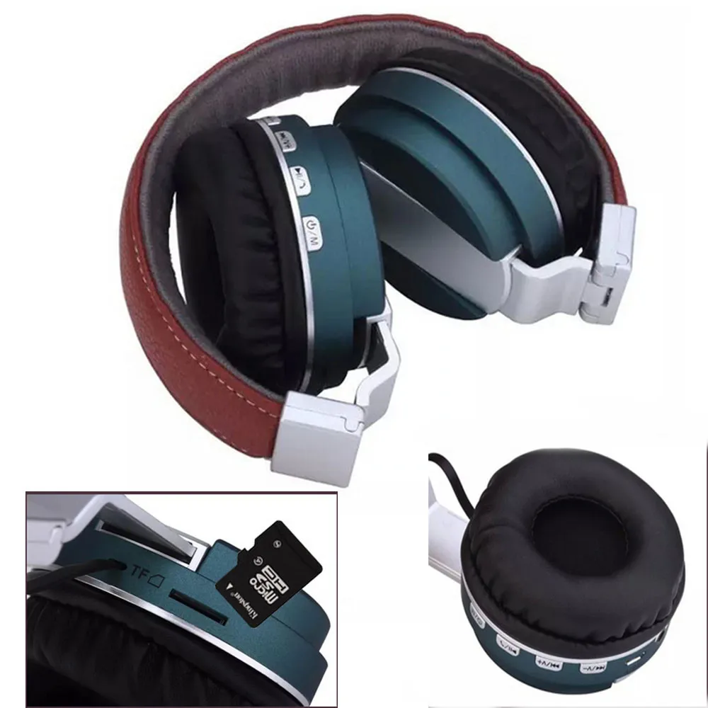 Bluetooth HiFi Headset Stereo FM Radio TF Card Wireless Headphone for iPhone HTC_4