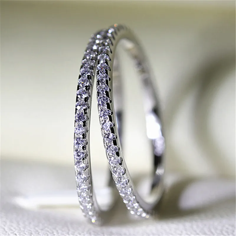 CC Rings For Women Bridal Wedding Jewelry Engagement Party Ring White Gold-Color Silver Plated Anel CC709 wedding rings,silver ring,womens ring,finger rings,jewelry rings,ring jewelry