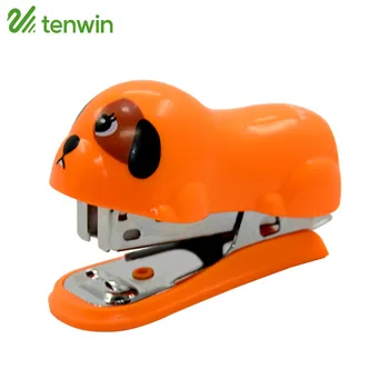 

Mini Cartoon Panda Paper Stapler Set With Staples Cute Kawaii Dog School Staplers Office Binding Supplies Stationery