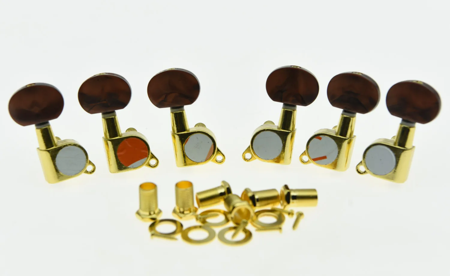 KAISHGoldwPearlButtonsGuitarTunersTuningKeysforAcoustic