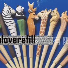 50 творческий нейтральной ручка офис мультфильм гелевая ручка туристических достопримечательностей Горячие скульптуры животных гелевая ручка