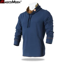 MAGCOMSEN, мужские футболки с длинным рукавом, повседневные, хлопок, функциональные, тактические футболки, военные, армейские, армейские, футболки, топы, AG-JZS-01