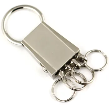 

4 loops wasit hanging keychain key ring snap-fastener detachable key chain key holder chaveiro portachiavi llaveros hombre