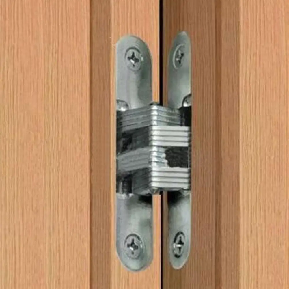 

New Polished Stainless Steel Invisible Conceal Mounted Door Blind Cross Hinge
