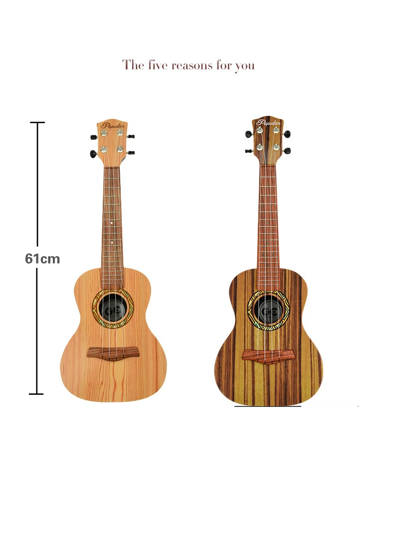 Лидер продаж Деревянный моделирование детские развивающие раннее образование головоломка музыкальные инструменты 23 дюймов гитары укулеле детские игрушки