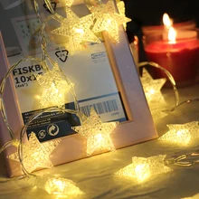 Xsky 1,5 м 3M 10/20 светодиодный s светильник со звездами s светодиодный Сказочный светильник с батареей мерцающий светильник для рождества, свадьбы, вечеринки