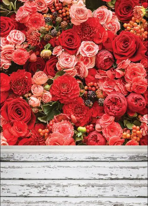 

SHENGYONGBAO Vinyl Custom Photography Backdrops Prop Brick Wall and floor theme Photo Studio Background SYO-31
