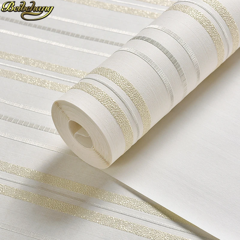 beibehang Simple modern 3D Stereo Vertical Striped Bedroom Wallpaper Living Room TV Background Wall paper papel de parede beibehang Simple modern 3D Stereo Vertical Striped Bedroom Wallpaper Living Room TV Background Wall paper papel de parede