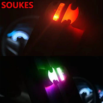 

Bat Car Door Warning Signal Crash Strobe Lights LED For Hyundai Solaris Tucson 2016 I30 IX35 I20 Accent Santa Fe Citroen C4 C5