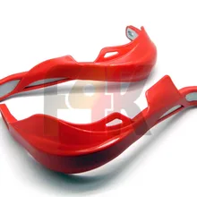 Мотоцикл 7/" Dirt Bike внедорожный Atv Руль управления для мотоциклов щетка рук охранники Honda Xr Cr Crf Trx красный