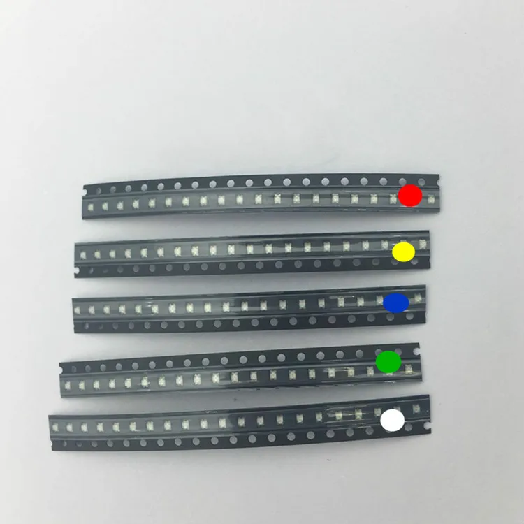 Светодиодный диодный набор SMD 0603 0805 1206 1210 светодиодный для самостоятельного