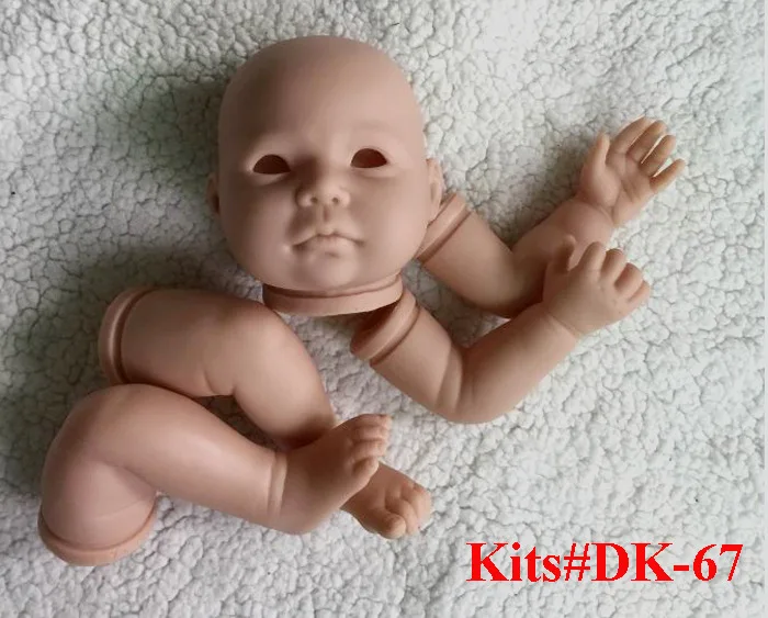 20inch Soft Silicone Vinyl Reborn Doll Kits Unfinished Realistic Reborn