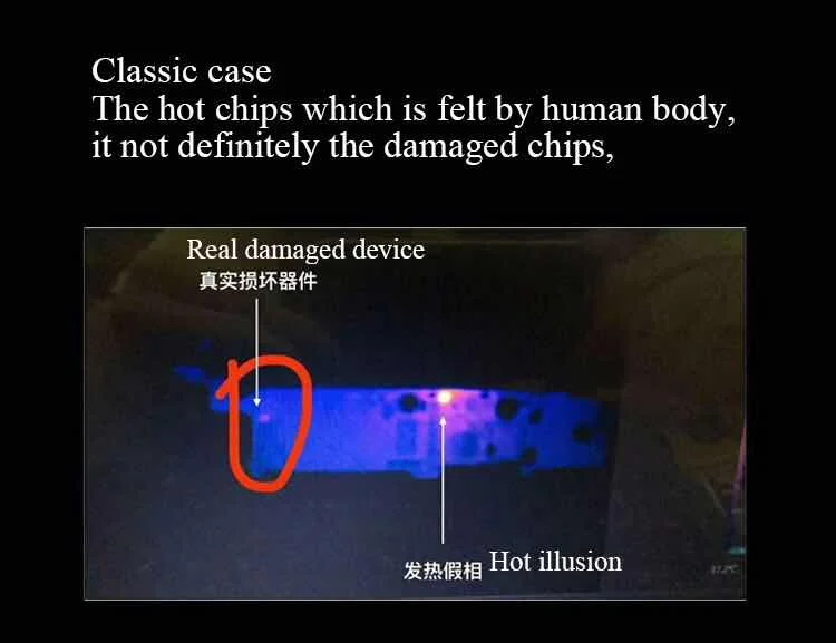 PCB тепловая камера скорость диагностики Мобильная материнская плата телефона Обнаружение быстрого ремонта неисправности съемка тепловизирующий инструмент