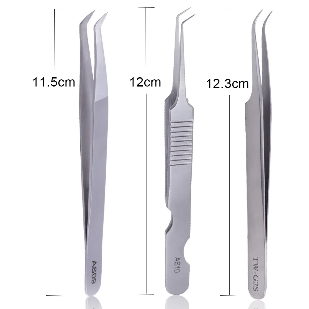 1 шт. Пинцет для ресниц из нержавеющей стали 3D-6D объемный Немагнитный удлинитель ресниц Пинцет для ресниц профессиональный инструмент для макияжа