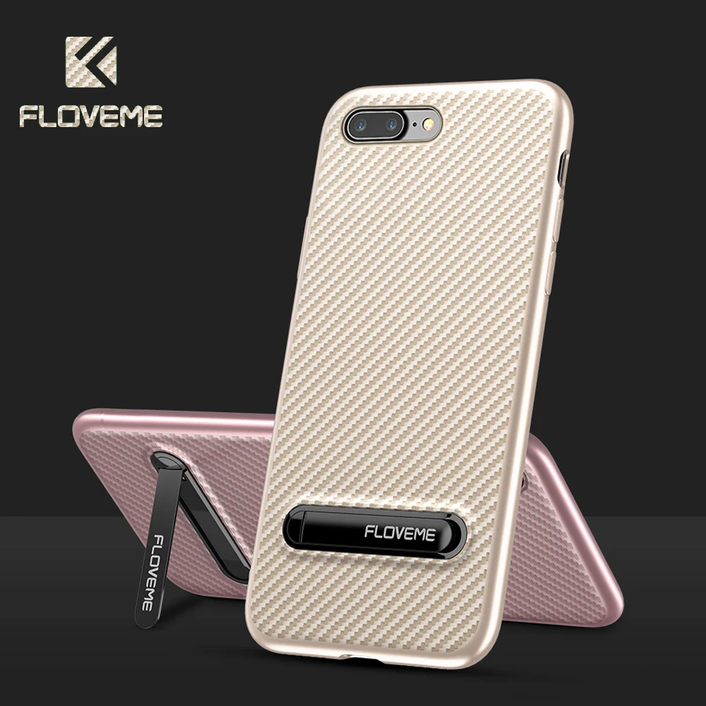 Floveme силиконовый чехол для iPhone 7 6 S плюс TPU Подставки держатель Роскошный интимные