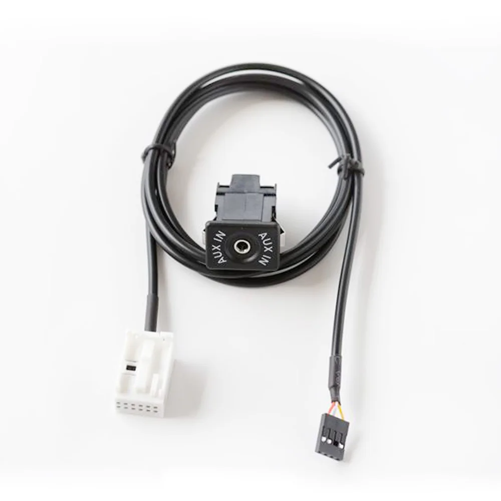 Aux en adaptador compatible con peugeot rd4 n1 radio mp3 iphon 12 pin most manija