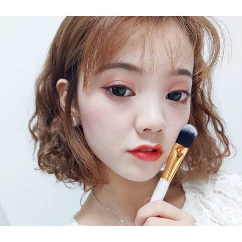 

2019new Marble Texture Makeup Brush Foundation Concealer Powder Eyeshadow Eyebrow Brush plastic Blending Brush Tool