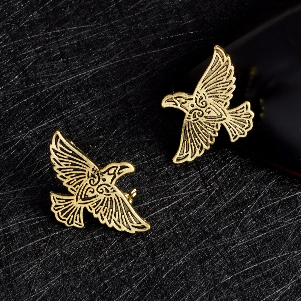 Viking-Flying-Raven-Pin-Silver-Bronze-Norse-Crow-Brooch-For-Men-Vinatge-Animal-Pins-Button-Badge(3)
