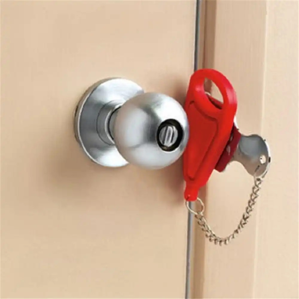 Home Security Portable Door Lock Safety Childproof Door Lock Anti Theft