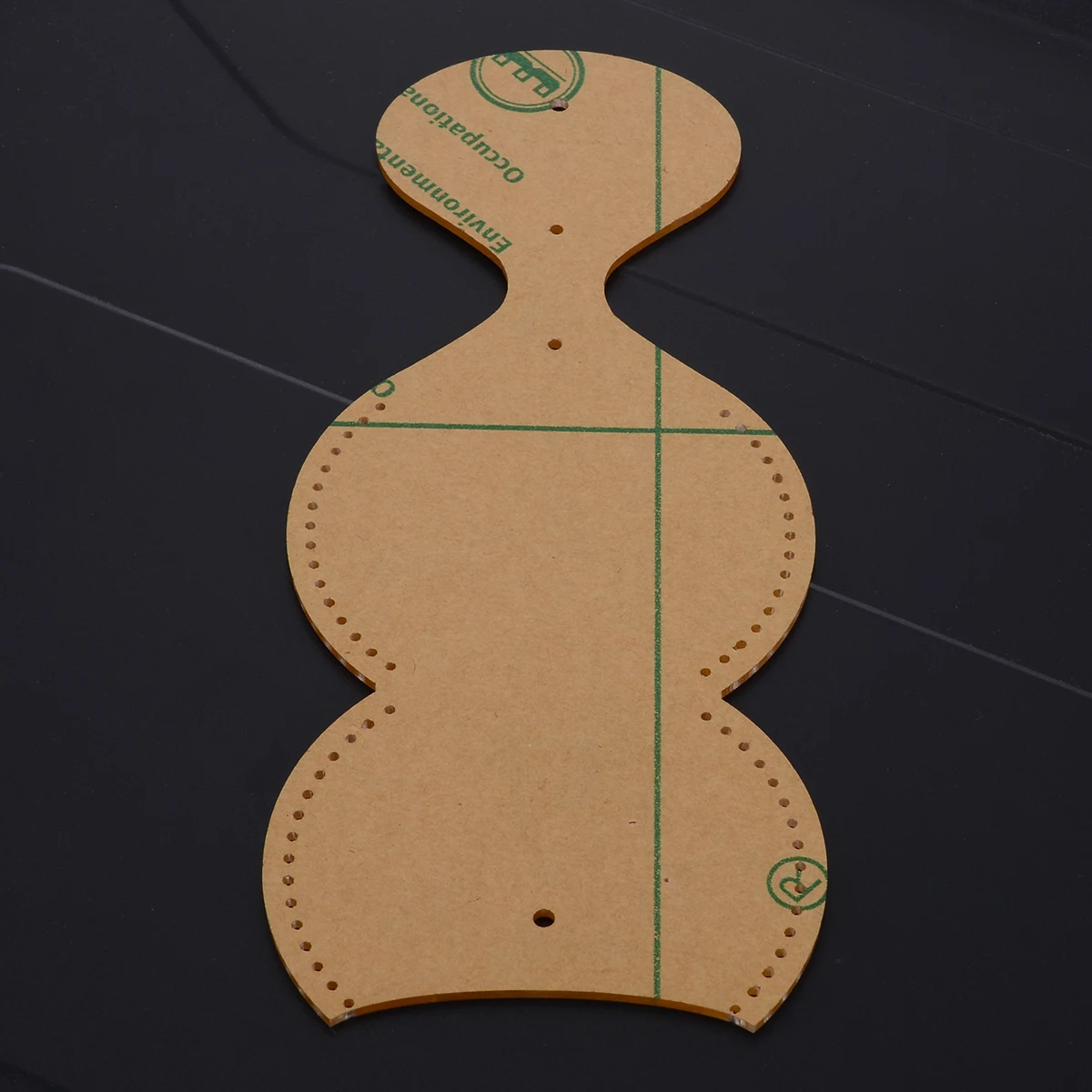 1pcs DIY Leather Craft Clear Acrylic Mini Coin Purse Wallet Pattern Stencil Template Sewing Tool
