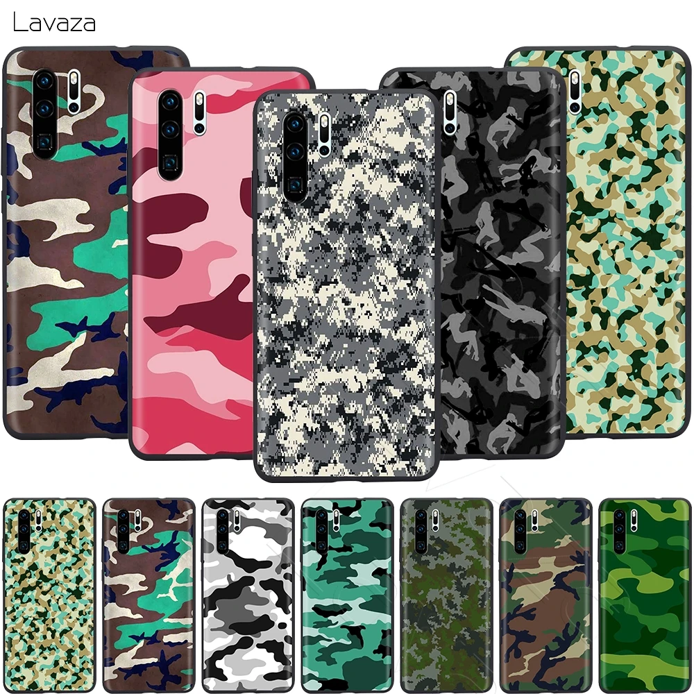 Lavaza армейский зеленый камуфляжный чехол для Huawei Mate Y7 Y9 P8 P9 P10 P20 P30 P40 Max Lite Pro P Smart Mini |