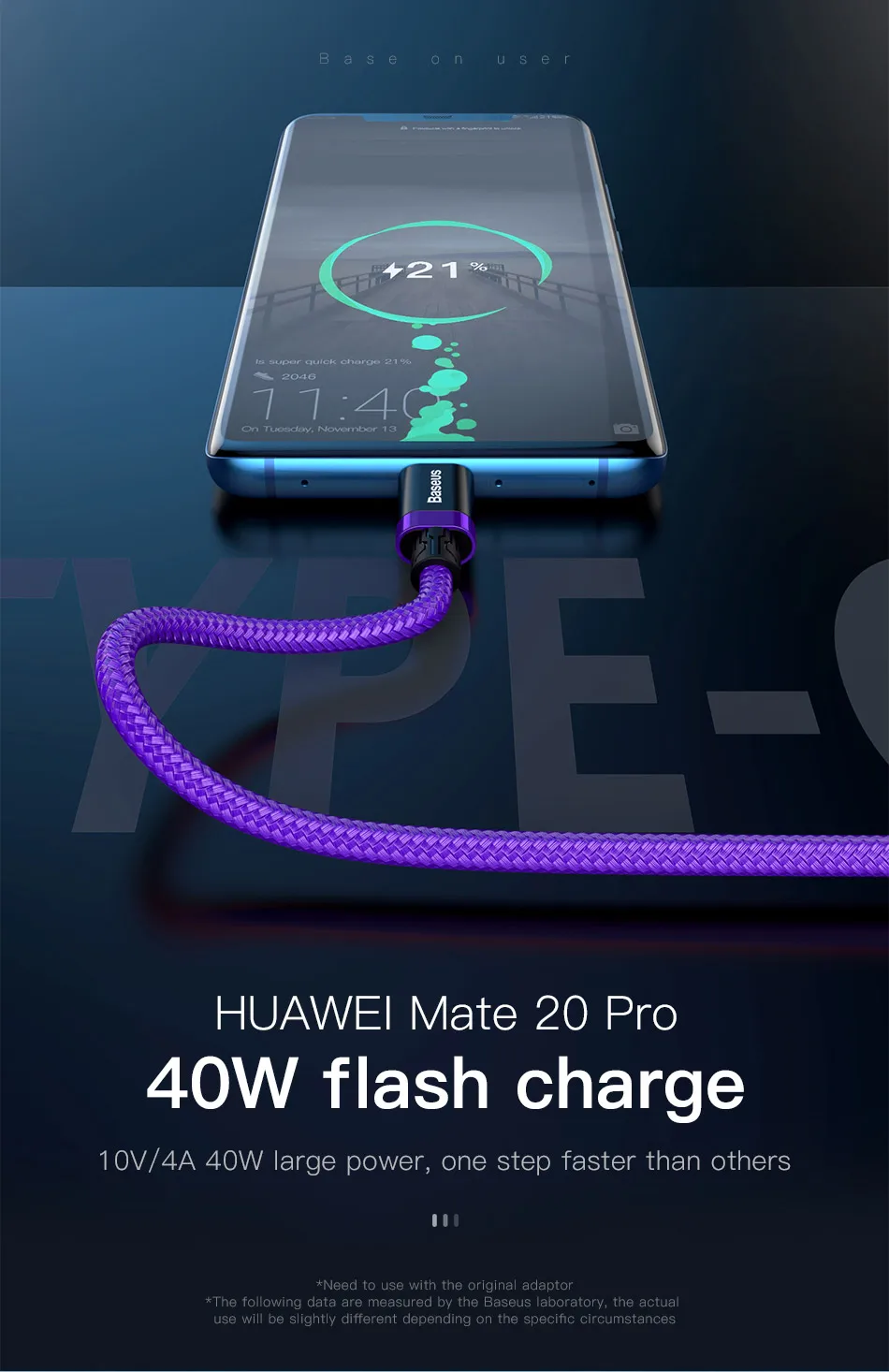 Baseus 5A usb type-C кабель для huawei mate 20 P30 P20 Pro Быстрая зарядка зарядное устройство USBC type-C кабель для samsung S10 Xiaomi Mi 9 8