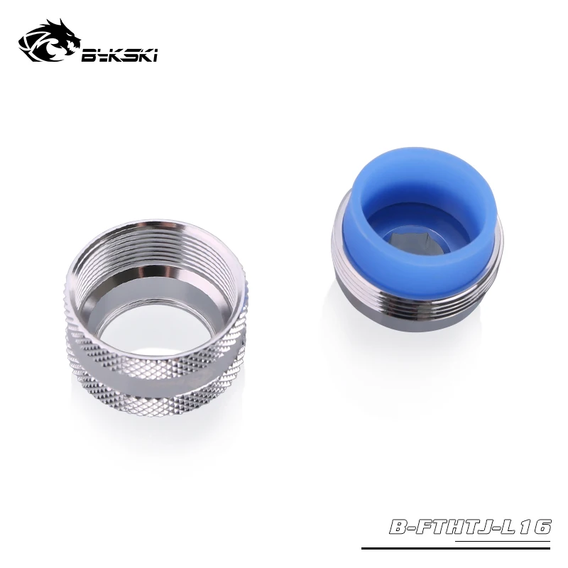 BYKSKI фитинг для жесткой трубки OD16mm более зашитный кожук Резиновые Сжатие рук Медь