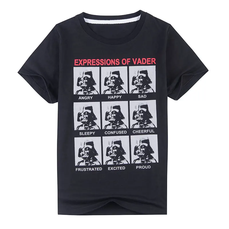 

Children Boys Star War T Shirts Yoda Darth Vader Tee Shirt 3-10T