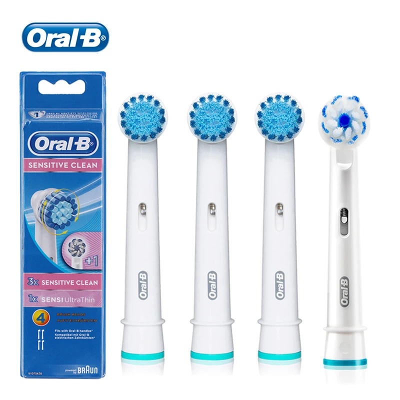 

Oral B Replacement Toothbrush Head Soft Bristle for Sensitive Teeth Protect Gum