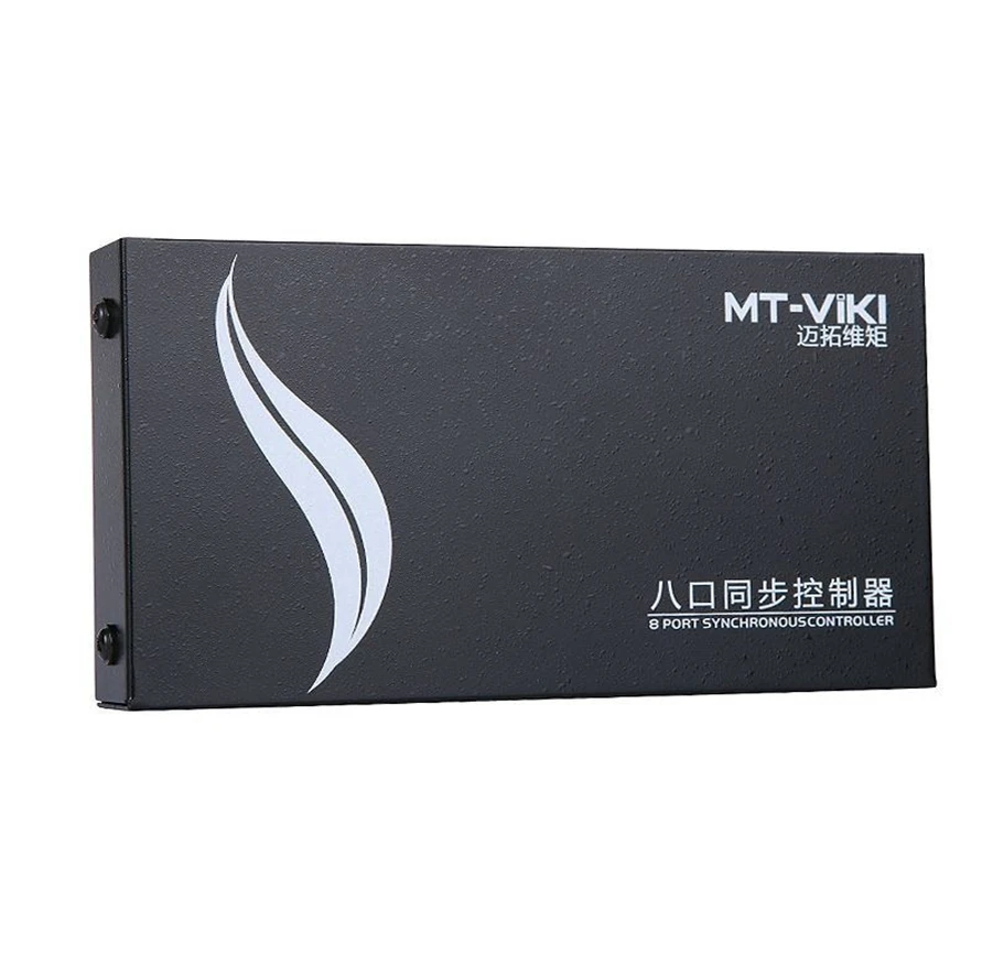 

MT-VIKI 8 Port KVM Synchnorizer USB 1 Set Mouse Keyboard Controls 8 PC Hosts Hotkey Mouse Crossing KVM Switch MT-KM108-U