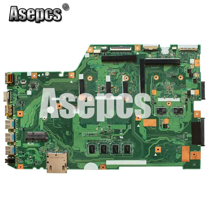 Asepcs X751LD материнских плат REV: 2,0 I3-4010 GT820 DDR3 для ASUS R752L X751L X751LN Материнская плата ноутбука X751LD материнская плата X751LD