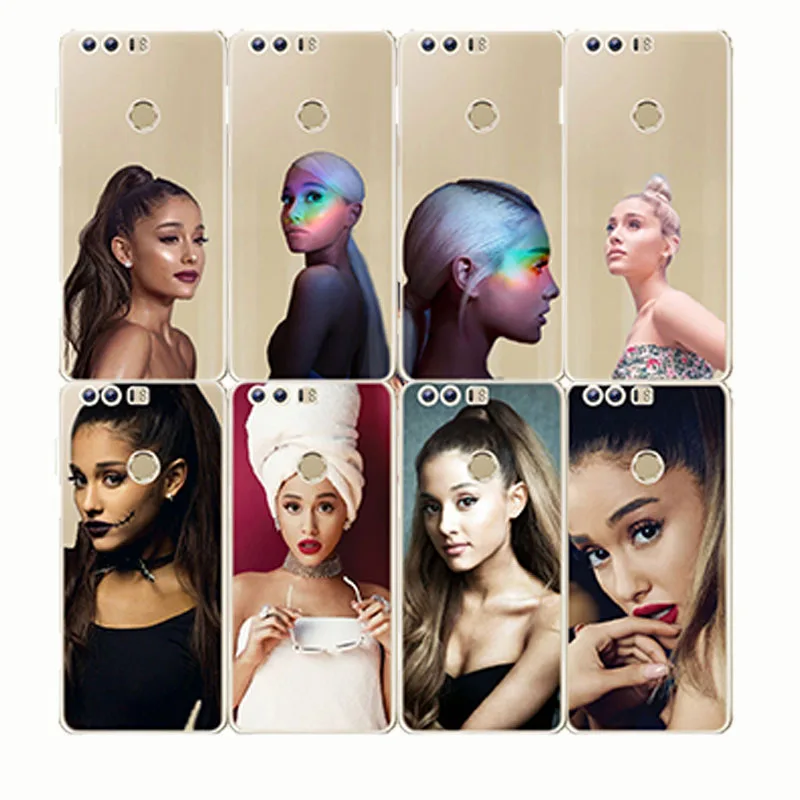 

Star Ariana Grande AG Rainbow Sweetener Soft Silicon Phone Cases Cover tpu for huawei honor 8 9 10 lite honor 8 honor9