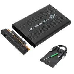 USB 2.0 HDD чехол 2.5 ''дюйма 44 контактный ide Внешние запоминающие устройства HDD жесткий диск корпус Box для mac OS Тетрадь портативных ПК