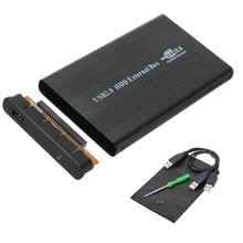 USB 2.0 HDD Case 2.5” inch 44 pin IDE External Storage HDD Hard Disk Drive Enclosure Case Box for Mac OS Notebook Laptop PC