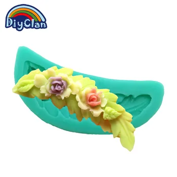 

Flower Silicone Mold for Cake Decorating Mini Fondant Flower Style Baking Chocolate Soap Cake Decoration Mould Kitchen F0240HM