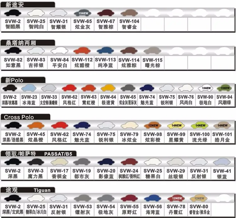 Ручка ремонта скреста автомобиля, Авто покраска ручка для volkswagen VW TIGUAN, TOURAN, 2008-2016, покраска автомобиля аксессуар