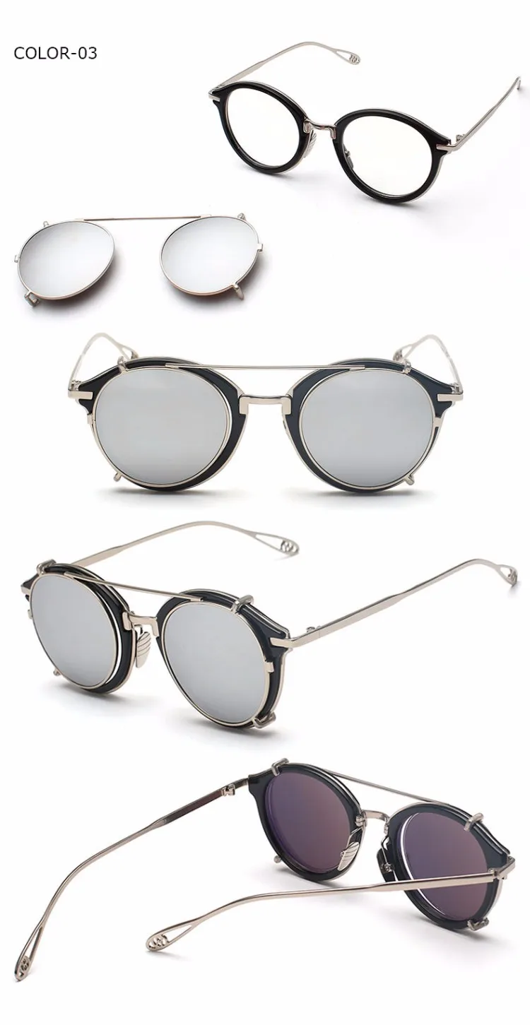Модные очки в стиле стимпанк, круглые солнцезащитные очки для женщин и мужчин, Винтажные Солнцезащитные очки, женские брендовые