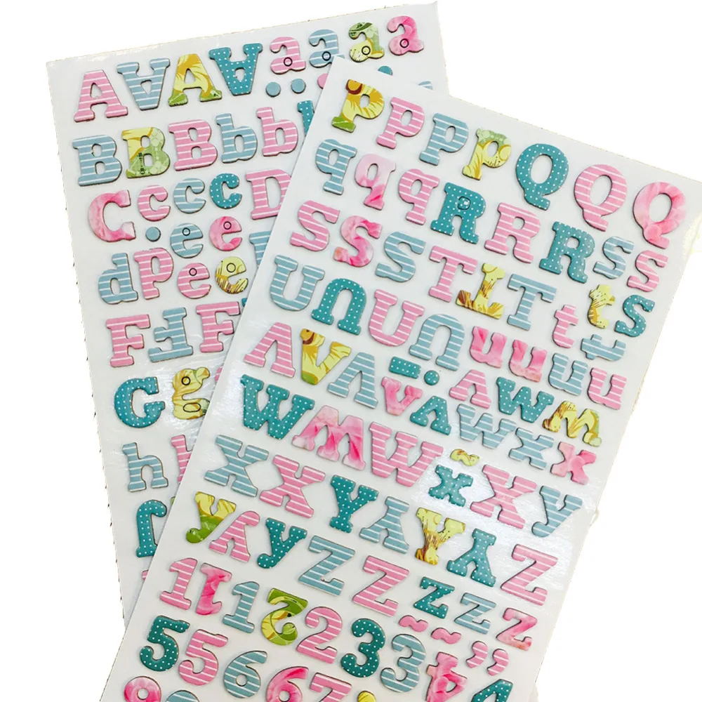 Buy Multicolor AZ Letters Fridge Stickers