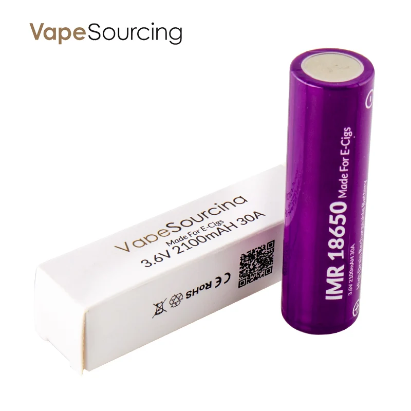 RU склад Vapesourcing 18650 батарея 2100mAh Емкость для электронной сигареты|Батареи