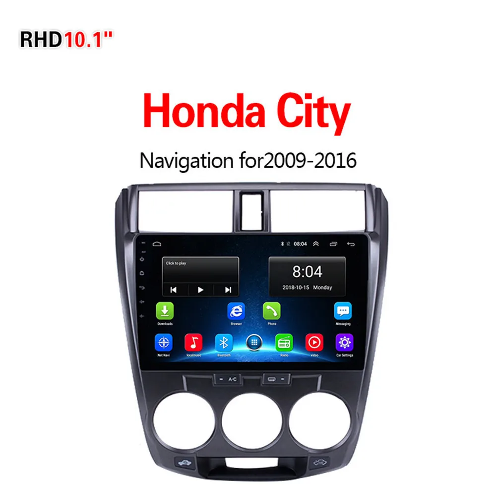 Lionet gps навигация для автомобиля Honda CITY 2011- 10,1 дюймов RH1008Y