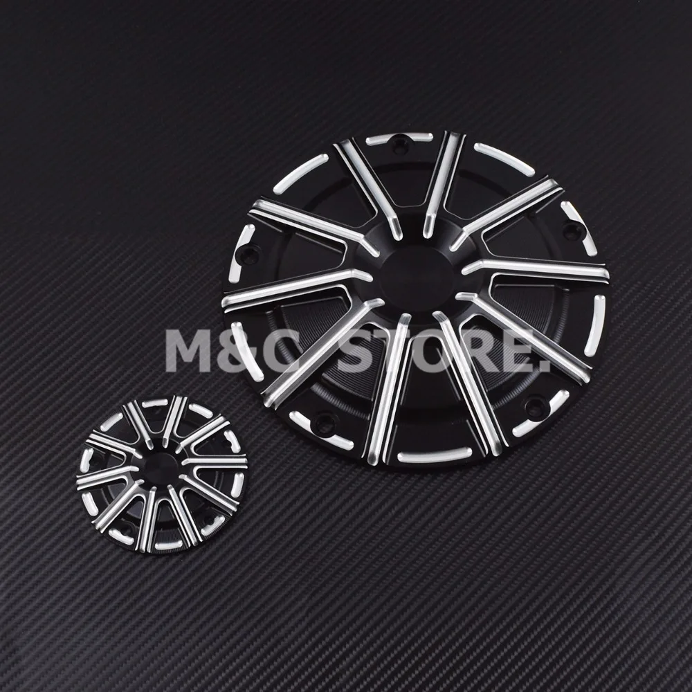  Engine Cover Contrast Derby Cover Timer Timing Cover For Harley Touring Road King Dyna 99-15 Softai