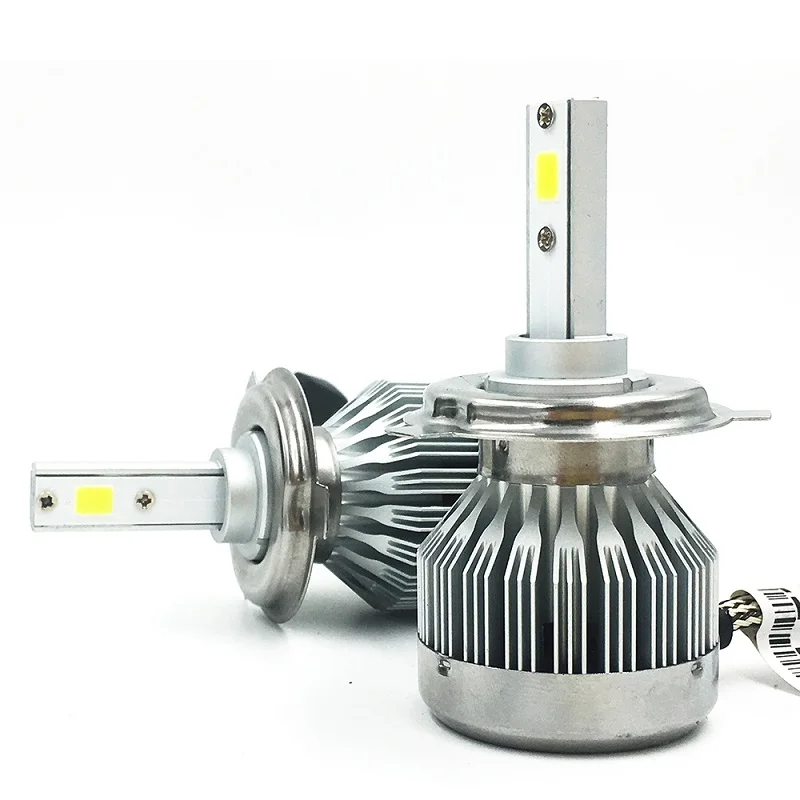 2 шт. H4 LED H7 H11 H8 9006 HB4 H1 H3 HB3 COB C1 Автомобильная фара 36 Вт 4000лм дальнего ближнего света