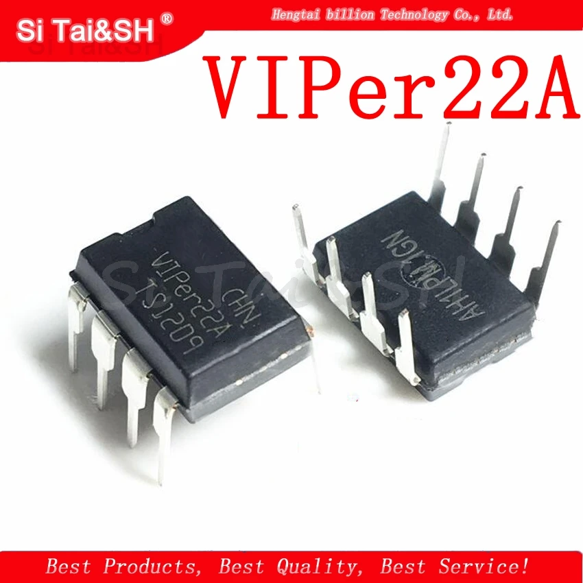 

10pcs/lot VIPer22A DIP8 VIPer22 DIP new and original IC