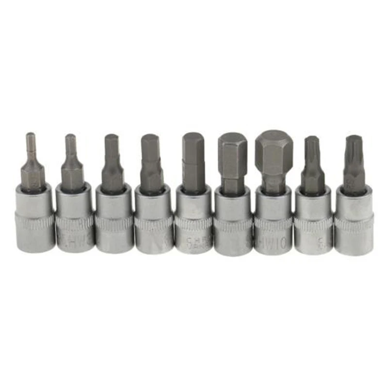 

Bicycle Bike Torque Wrench 1/4'' Drive Hex Socket Bit Set Repairing Spanner High quality Adjustable Setting New