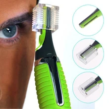 Personal Face Care Stainless Steel Nose Hair Trimmer Removal Clipper Shaver w/ LED light for Men and Women