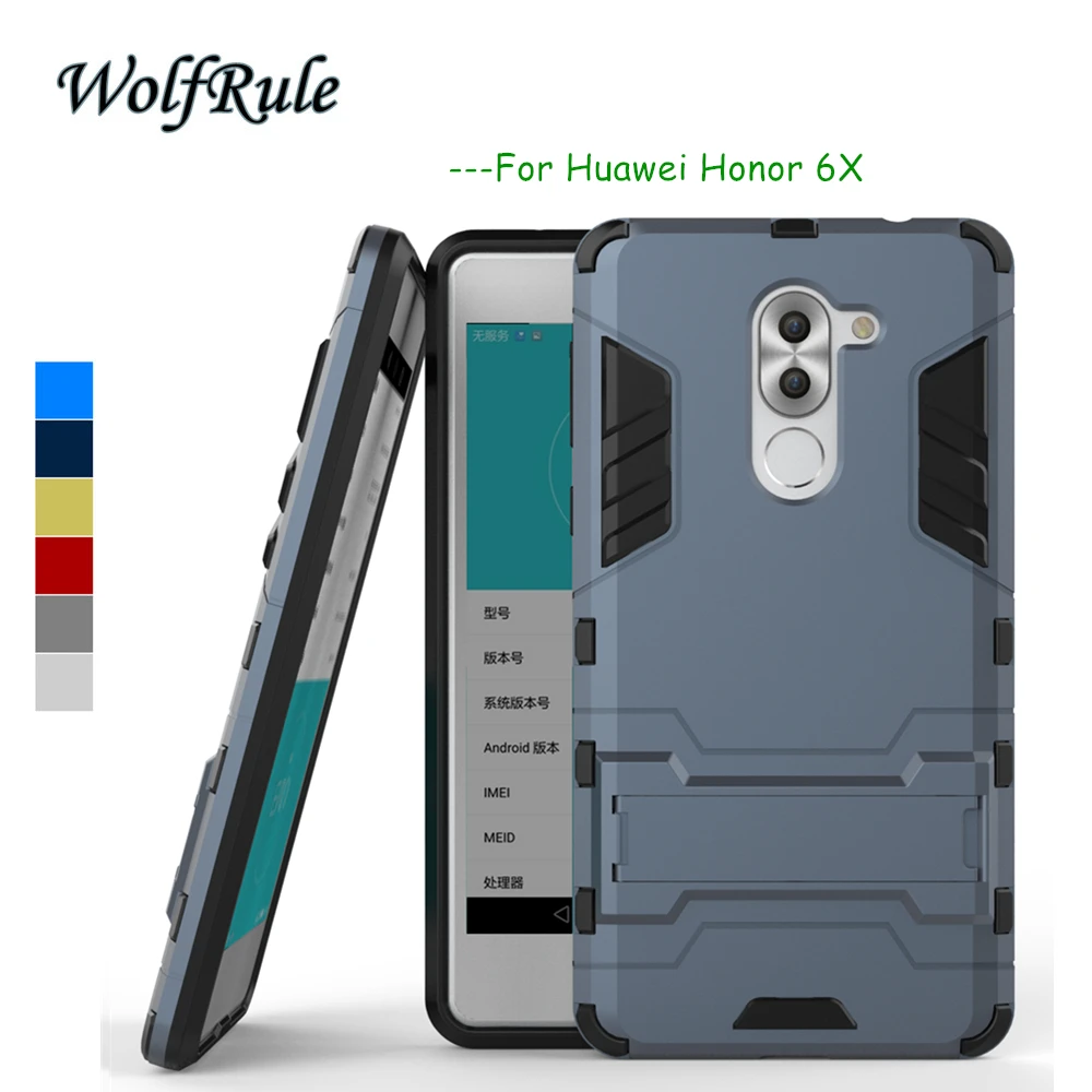 Чехол wolfrole Huawei Honor 6X мягкий силиконовый чехол легкий пластиковый 6x для задняя