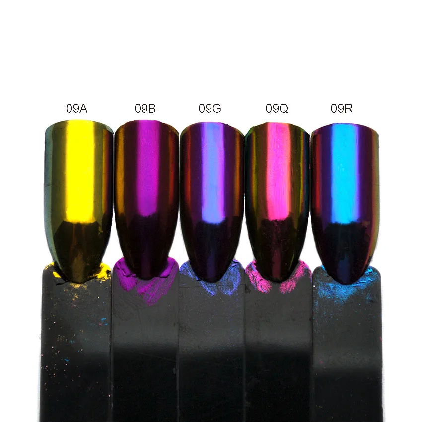 

Neon Glitter Magic Mirror Powder 0.2g/Box Holographic Unicorn Nail Decoration Chameleon Aurora Chrome Powder Nail Pigment SF3003