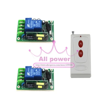 

RF Wireless Remote Control Switch Transmitter&Receiver 85V-280V High Power 3000W and 1000M 1CH for Light/LED/Lamp Applicance