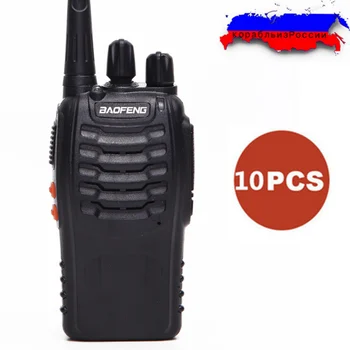 

10 PCS Baofeng BF-888S Walkie Talkie 5W Two-way radio Portable CB Radio UHF 400-470MHz 16CH Comunicador Transmitter Transceiver