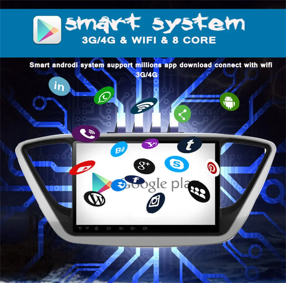 Top Octa Core Android 9.0 64G Car Dvd Gps Player For Hyundai Verna Solaris 2016 2017 18 Radio Video Navigation Bt Wifi Stereo Video 10 Top Octa Core Android 9.0 64G Car Dvd Gps Player For Hyundai Verna Solaris 2016 2017 18 Radio Video Navigation Bt Wifi Stereo Video 10